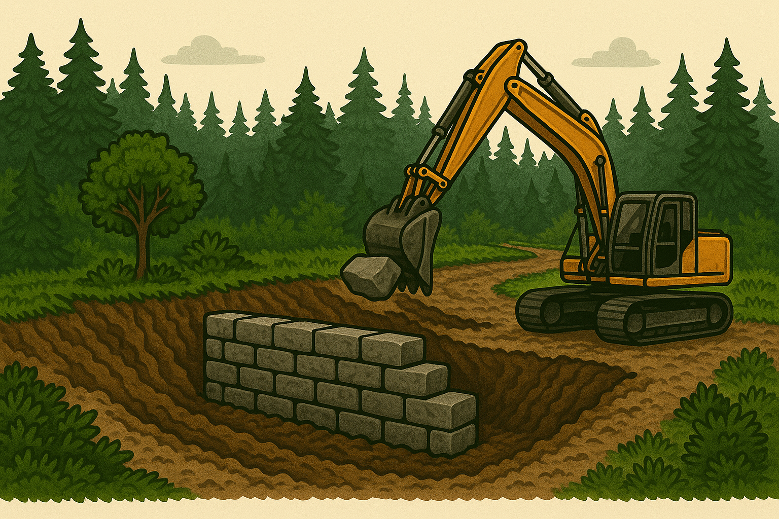 Retaining Wall Construction